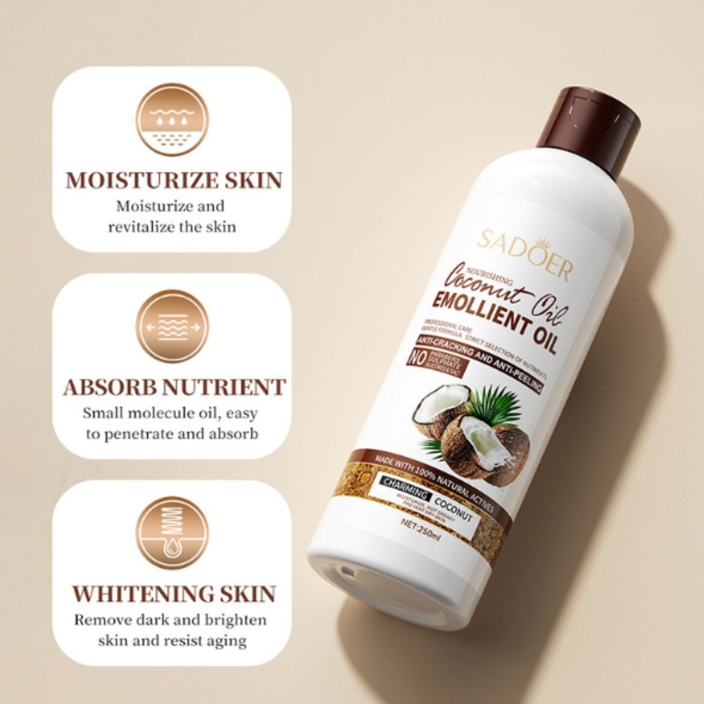 SADOER Coconut Emollient Skin Oil