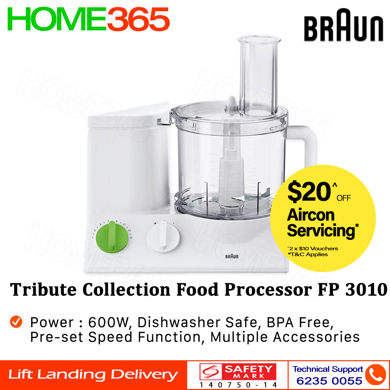 Braun Tribute Collection Food Processor 2.0L FP 3010 Shopee Singapore