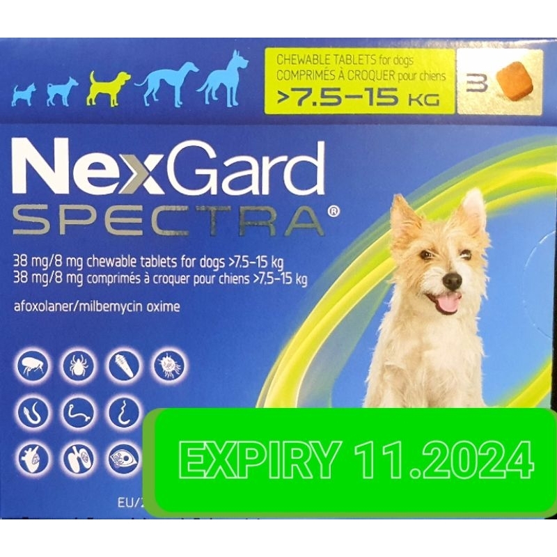 Nexgard spectra clearance for medium dogs