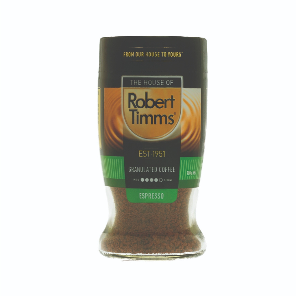 Robert Timms Granulated Instant Coffee (Espresso) 100g Shopee Singapore