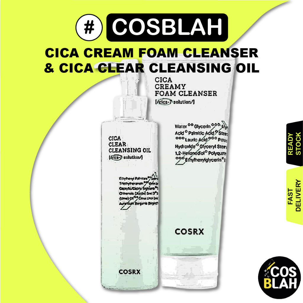 Cosrx Pure Fit CICA Creamy Foam Cleanser / Cleansing Oil [EXPIRED ITEM ...