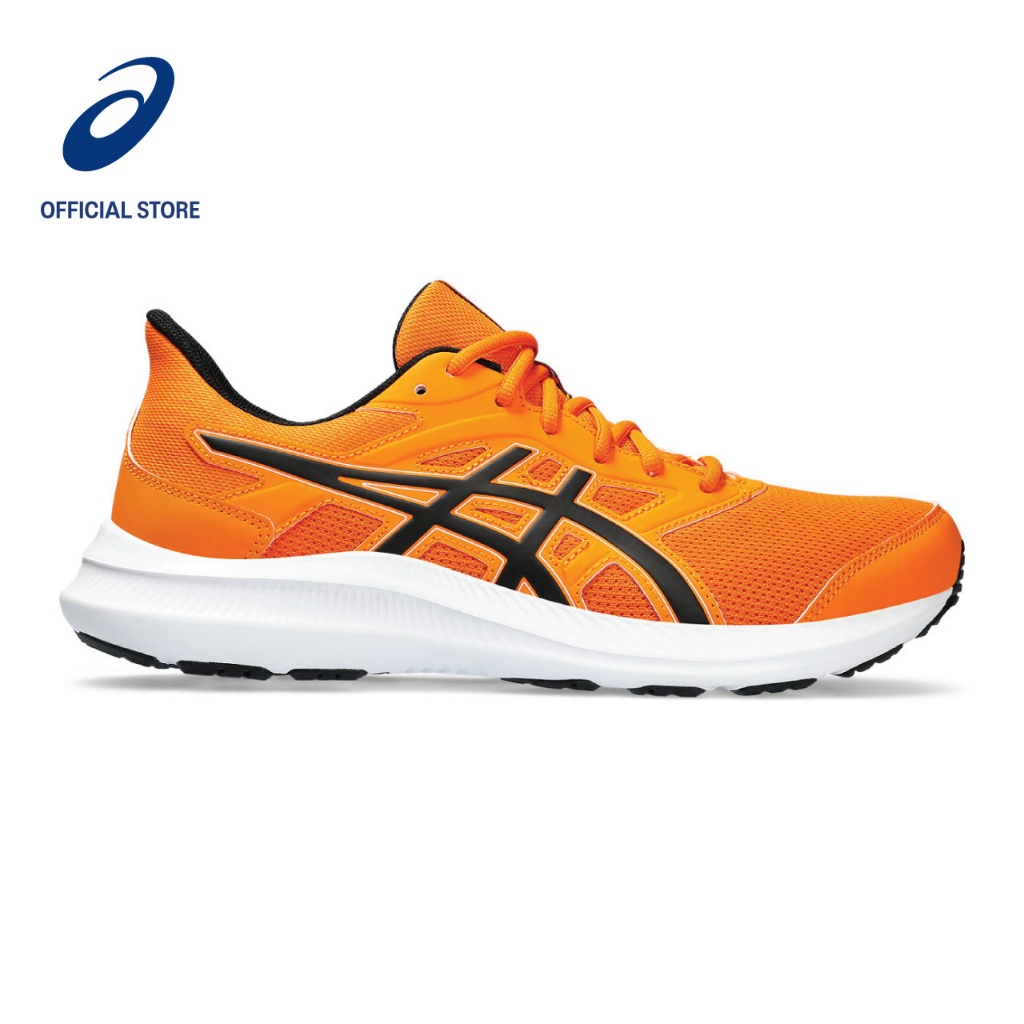 Asics black and orange running shoes best sale