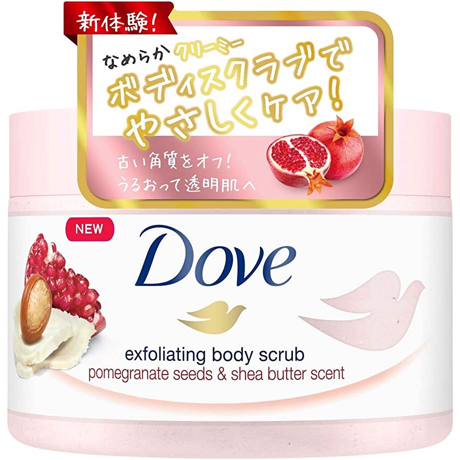 Dove Body Scrub Exfoliating Body Polish, 298g Direct from Japan