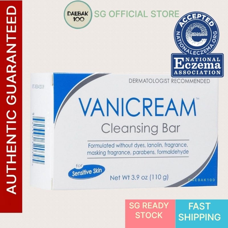 Vanicream Cleansing Bar 110g for Face, Hands and Body Shopee Singapore