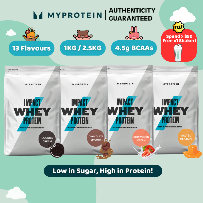 Myprotein Impact Whey Protein Powder 1kg - 2.5kg (13 Flavours ...