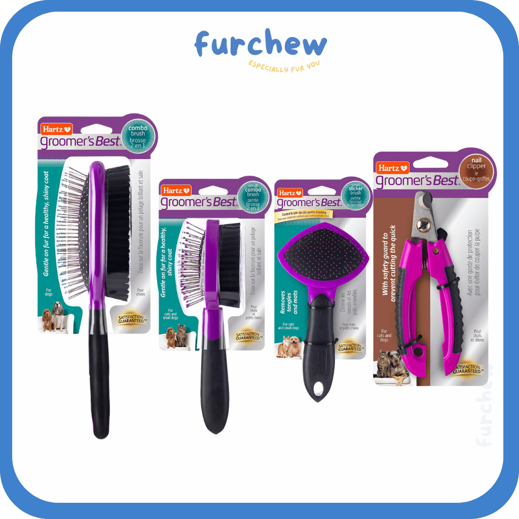 [SG] Hartz Groomer's Best Slicker Brush for Deshedding & Detangling of