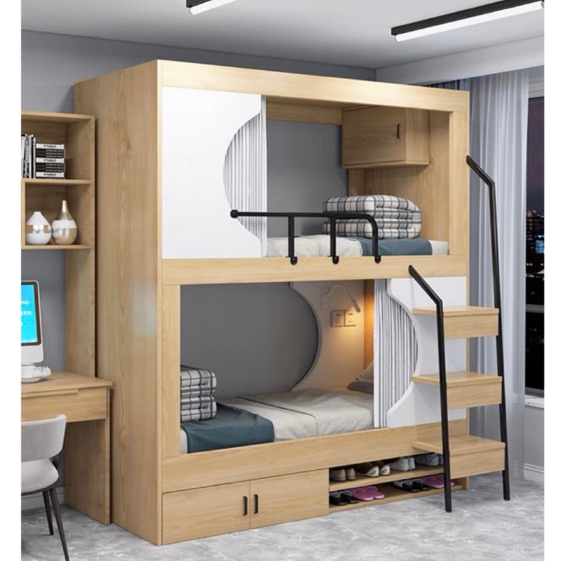 [SG Seller] Kids Bunk Bed with Pull Out Storage BedKids Bunk Bed