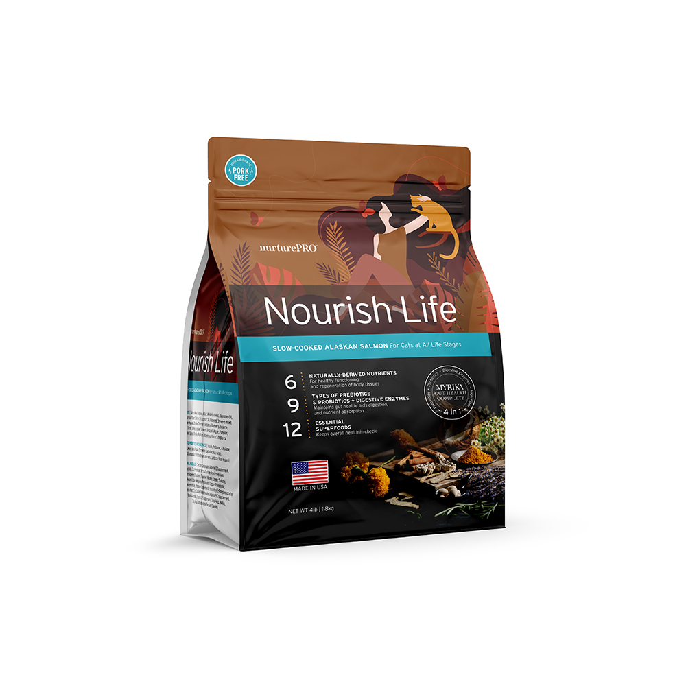 Nurture Pro Nourish Life Alaskan Salmon Formula for Indoor Kitten ...