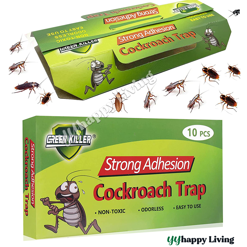 [SG Ready Stock]10pcs(1box) Lizard Trap & Cockroach Trap with baits ...