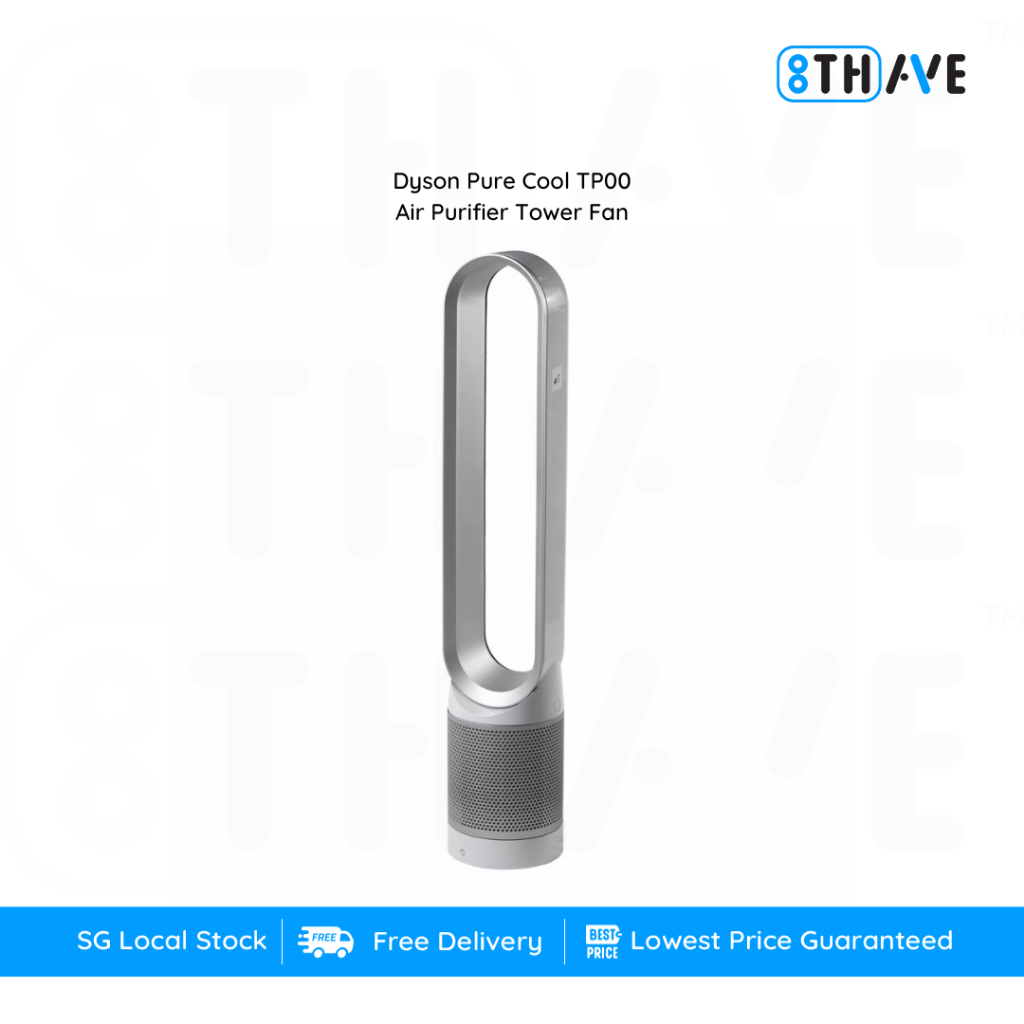Dyson Pure Cool TP00 Air Purifier Tower Fan 2 Years Dyson Warranty