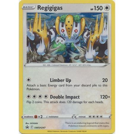 CARD POKEMON EJ VOL. V #26 REGIGIGAS 2020 Sinnoh PERU South