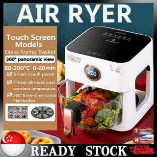 MOOSOO Air Fryer, Mini Air Fryer, Compact Size 2Qt Personal Air Fryer with  Digital Touchscreen 