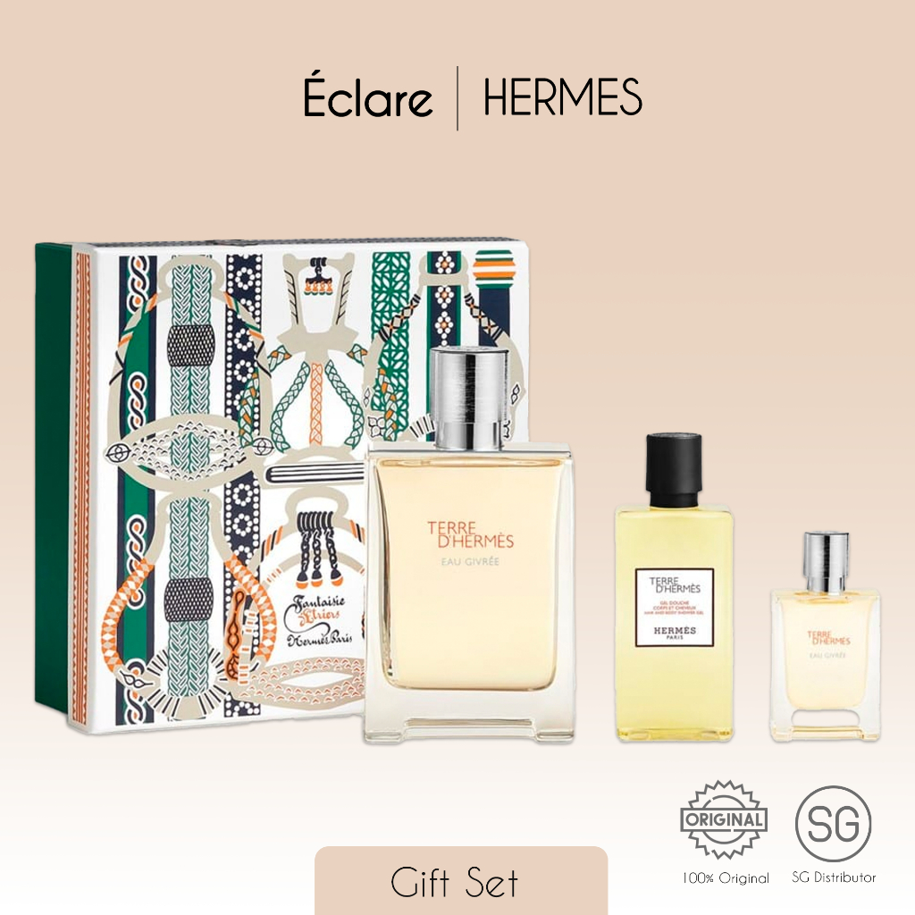 Terre d'Hermes EDT 100 ml + EDT 7.5 ml + Gel