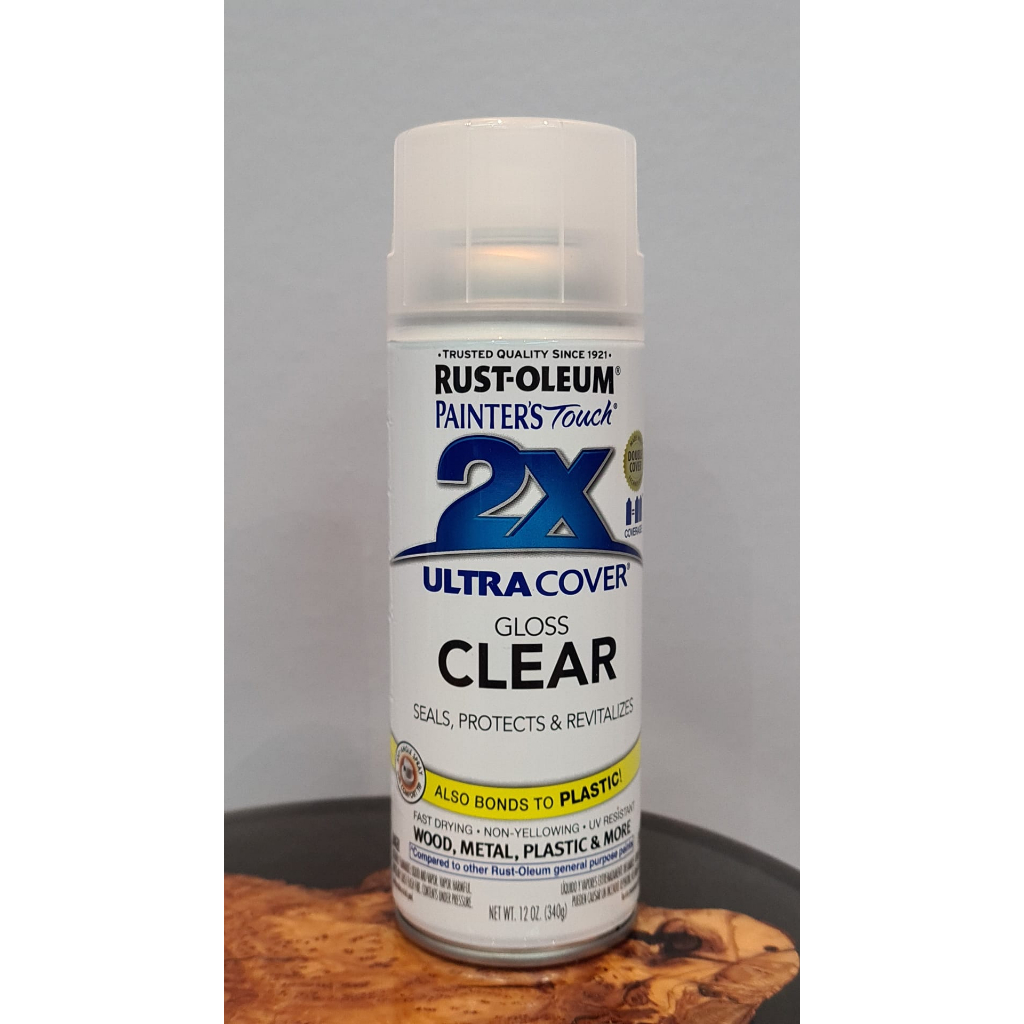 Lowest Price! RustOleum Ultra Cover 2X Spray Paint 12oz (Gloss Clear