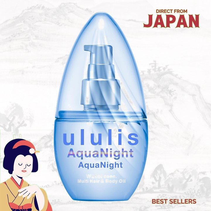 Ululis Aqua Night Water Conch Hair Oil 3.4 fl oz (100 ml) Shopee