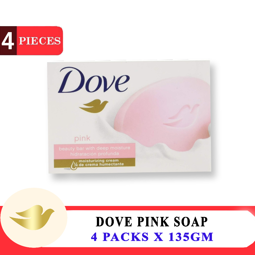 Dove Pink Soap 135g 4packs Shopee Singapore