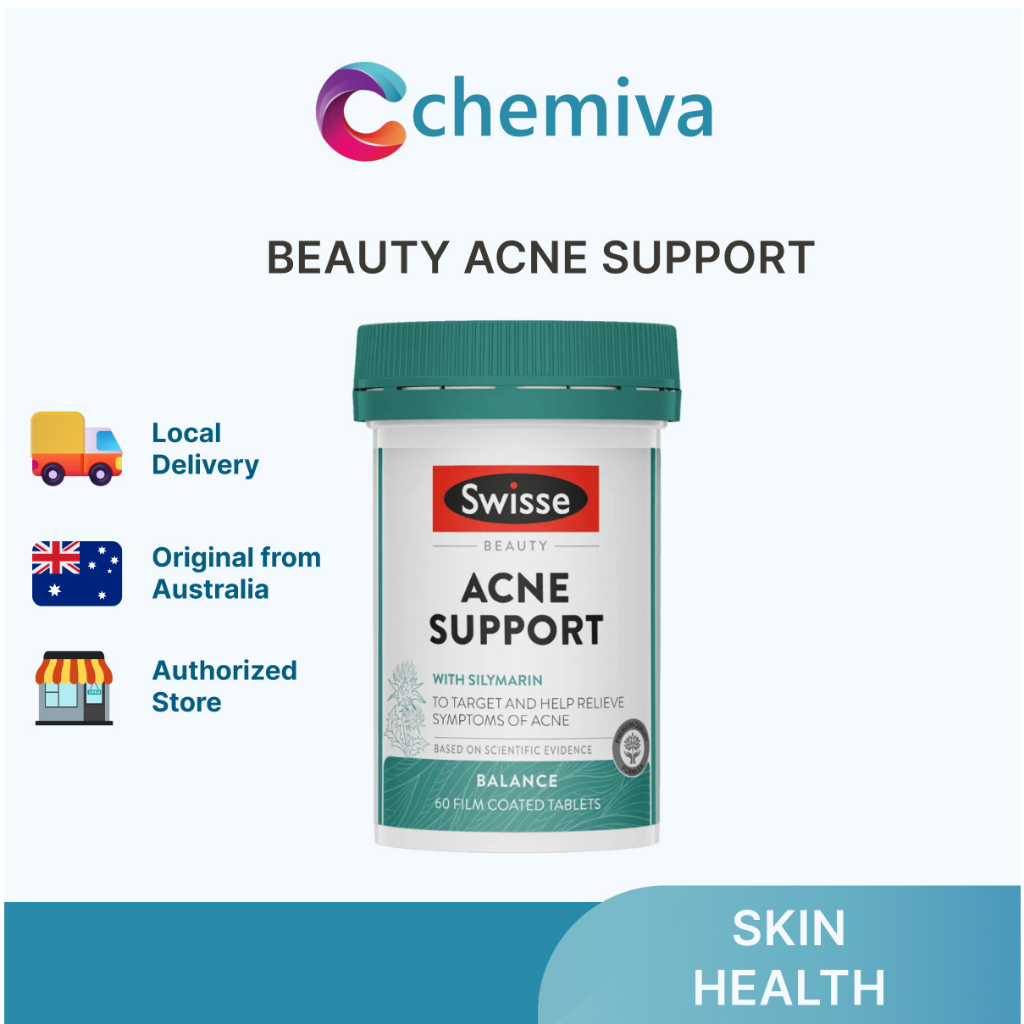 [Fast Shipping] Swisse Beauty Acne Support, 60 Tablets (Reduce ...