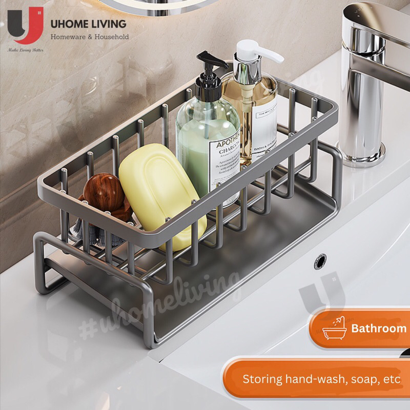 [Local Seller] New Kitchen Sink Countertop Storage Rack 304 Stainless