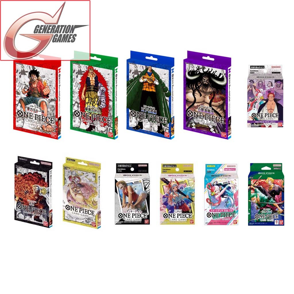 One Piece Card Game Start Deck TCG  ST01/ST02/ST03/ST04/ST05/ST06/ST07/ST08/ST09/ST11/ST12/14 (Japanese) |  Shopee Singapore