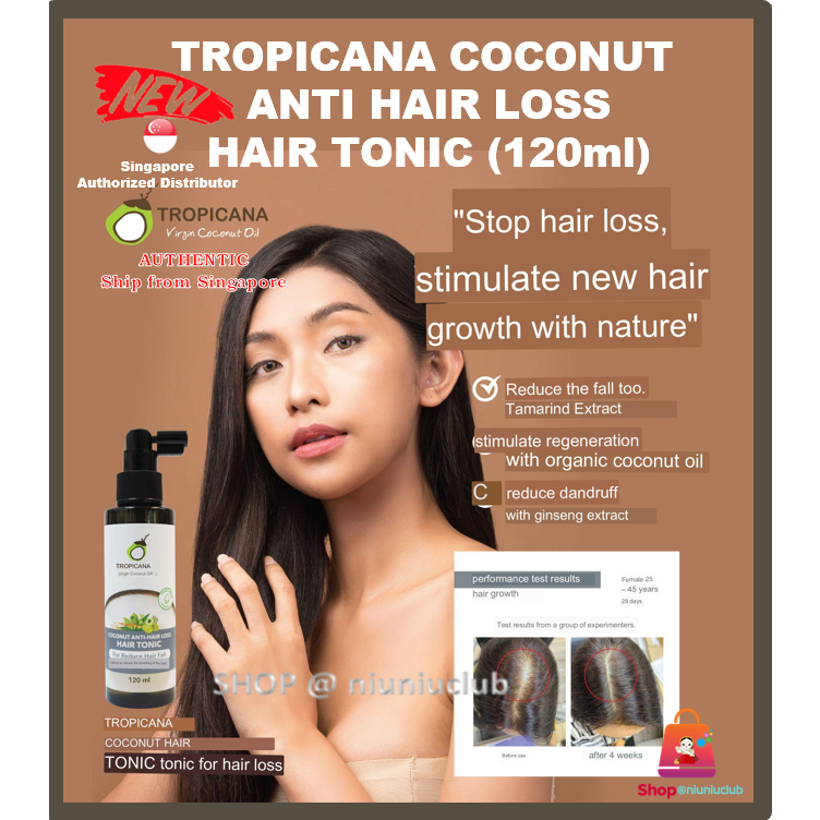 AntiHair loss Tonic Tropicana Coconut hair tonic for reducing hair