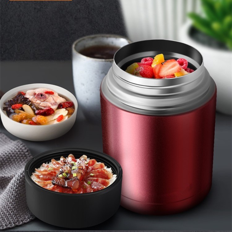 Large Capacity Vacuum Insulated Stainless Steel Thermal Lunch Box ...