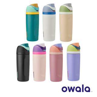  Owala FreeSip Insulated Stainless Steel Water Bottle with Straw  for Sports and Travel, BPA-Free, 24oz, Iced Breeze : Sports & Outdoors