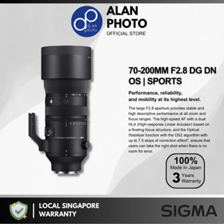 Sigma SIGMA 70-200mm F2.8 DG DN OS on my Sony A9II