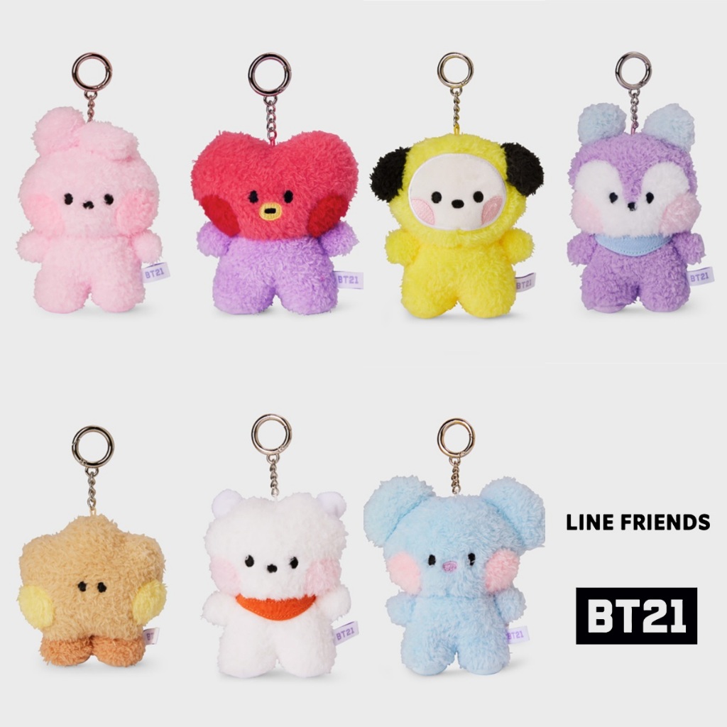 [Line Friends] Korea BTS Cartoon Character BT21 Minini Plush Doll ...