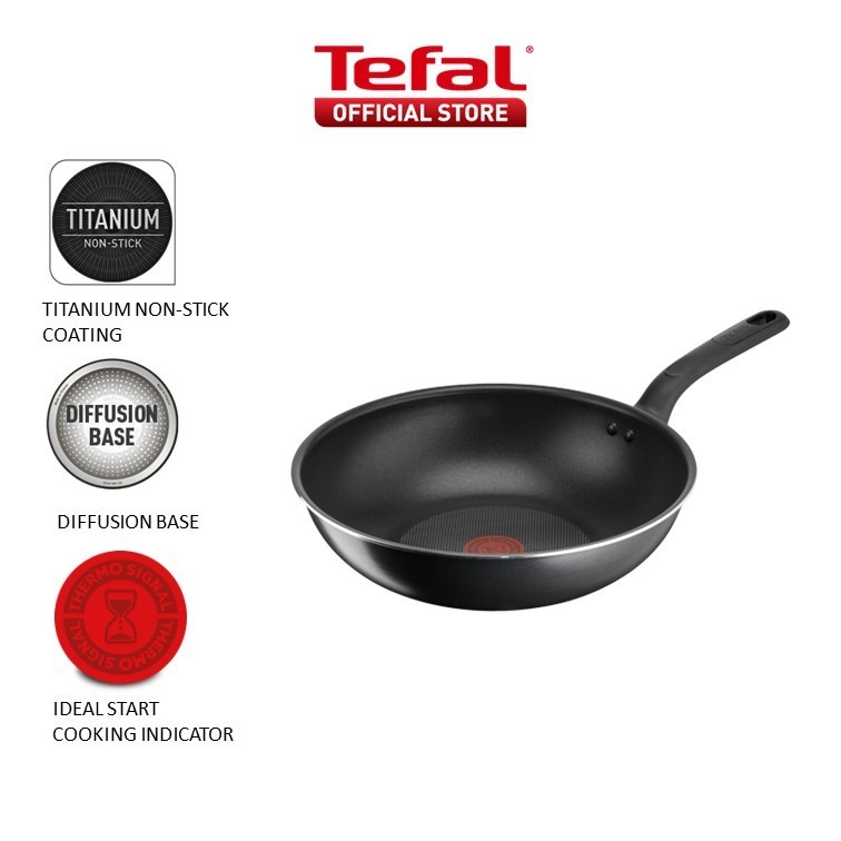 Tefal Daily Cook Wok Pan Titanium Non Stick 28cm