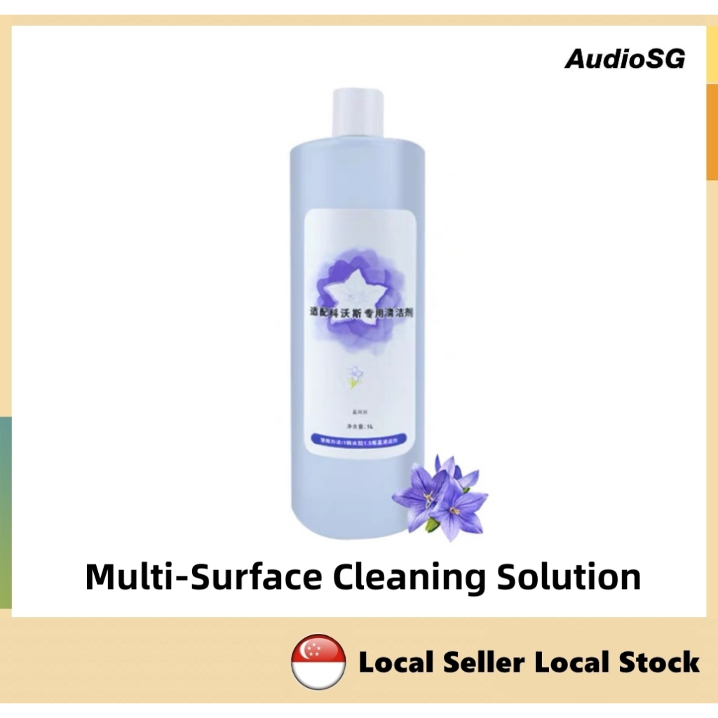 【Local Stock】Ecovacs Cleaning Liquid Fluid Detergent Solution 2L for