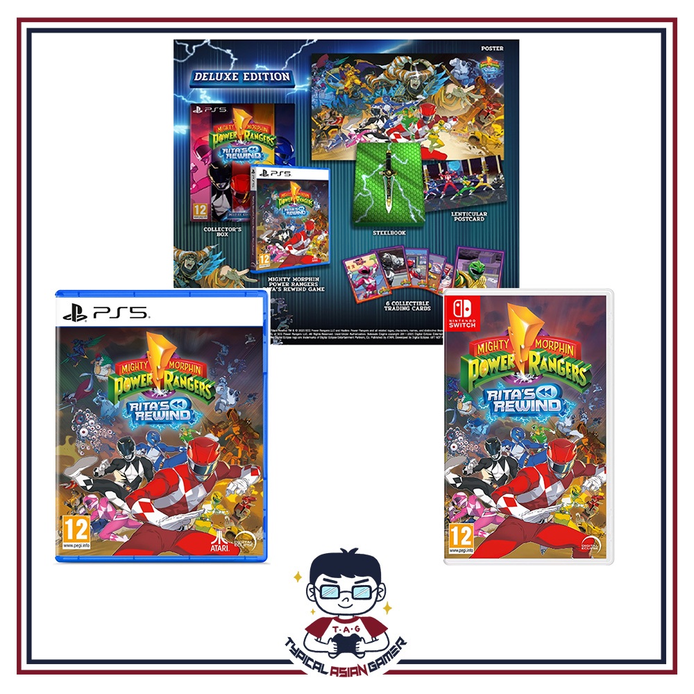 Mighty Morphin Power Rangers Rita's Rewind Standard/Deluxe Edition [PS5 ...