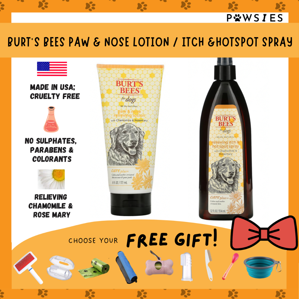 Burt's bees dog paw and 2024 nose lotion