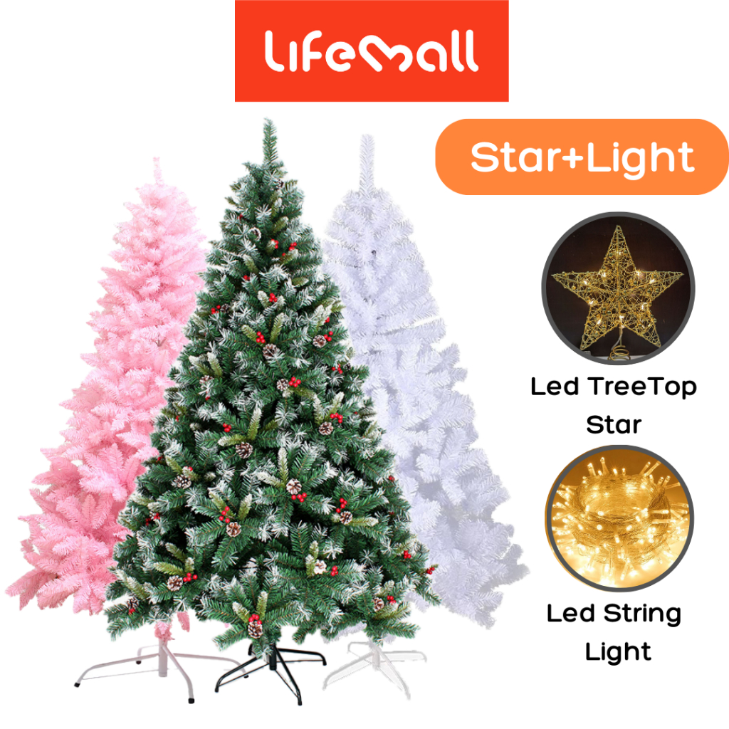 LifeMall Full Package Luxury Premium Snow Tip Christmas Tree Series
