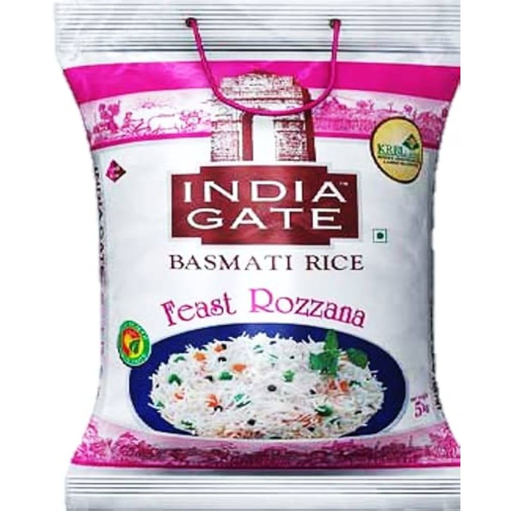 India Gate Basmati Rice Feast Rozzana 5kg Shopee Singapore