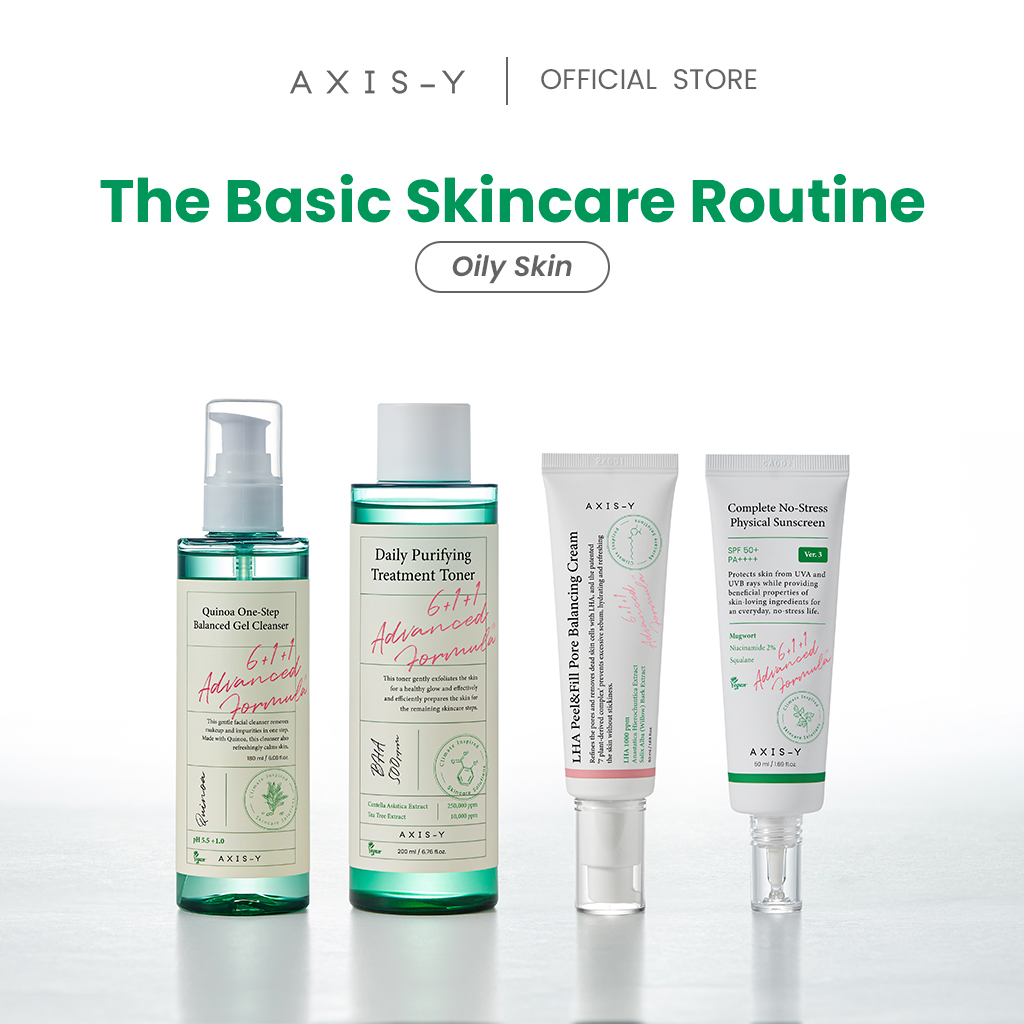 [AXIS-Y OFFICIAL] The Basic Skincare Routine - Oily Skin | Shopee Singapore
