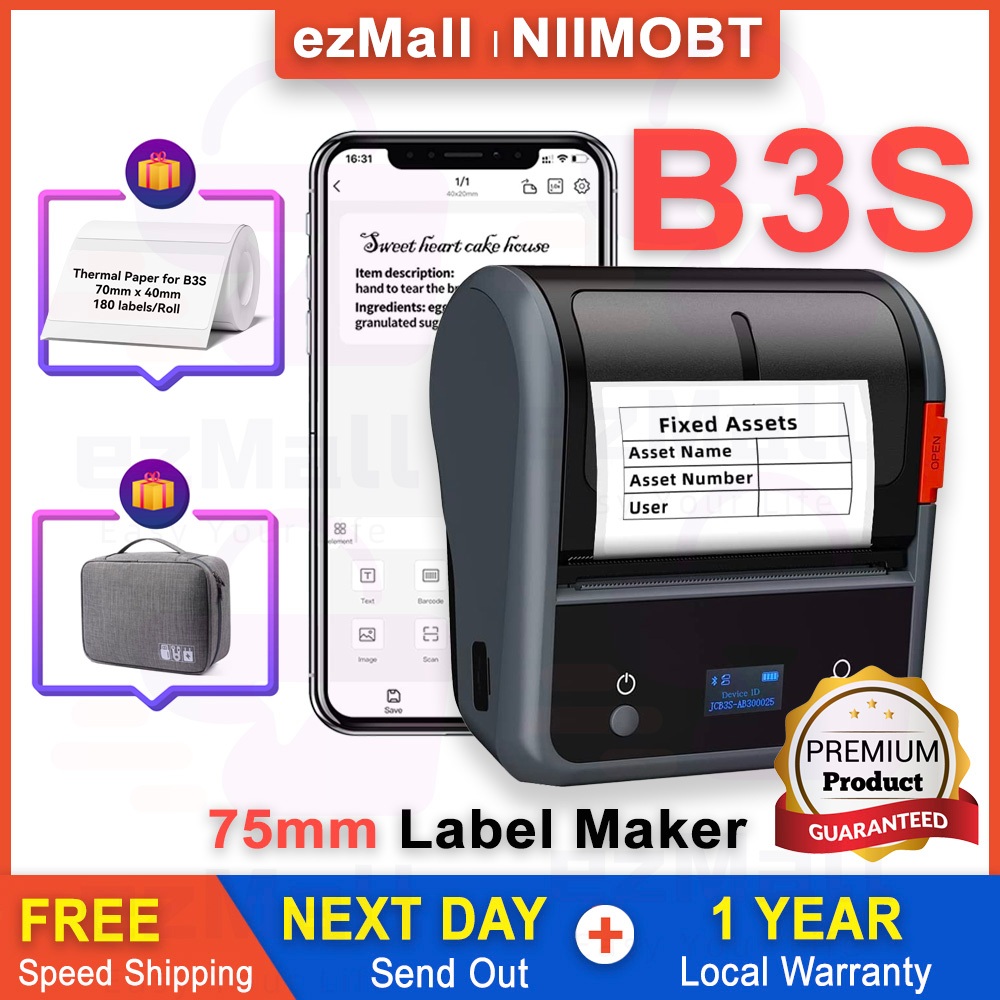 Bt Label Maker Machine With Tape, P15 Mini Thermal Label Maker For