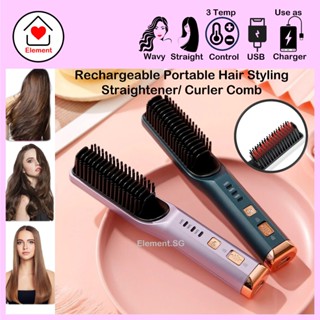 Hair Crimper for Women, 6 Teeth Corrugated Wave Hair Straightener Styling  Tool, Adjustable Temperature Ceramic Tourmaline Straight Plate Clip  Volumizing Crimper Hair Iron