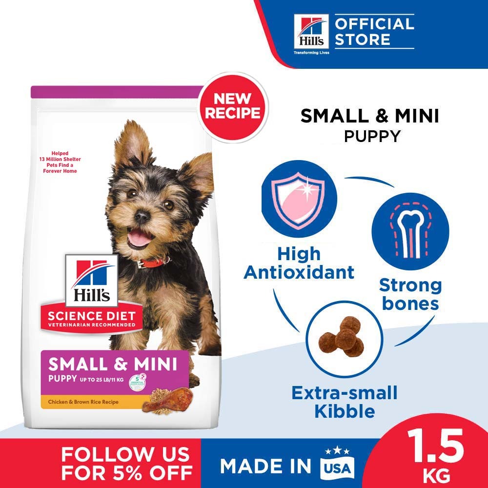 Extra small hotsell kibble dog food