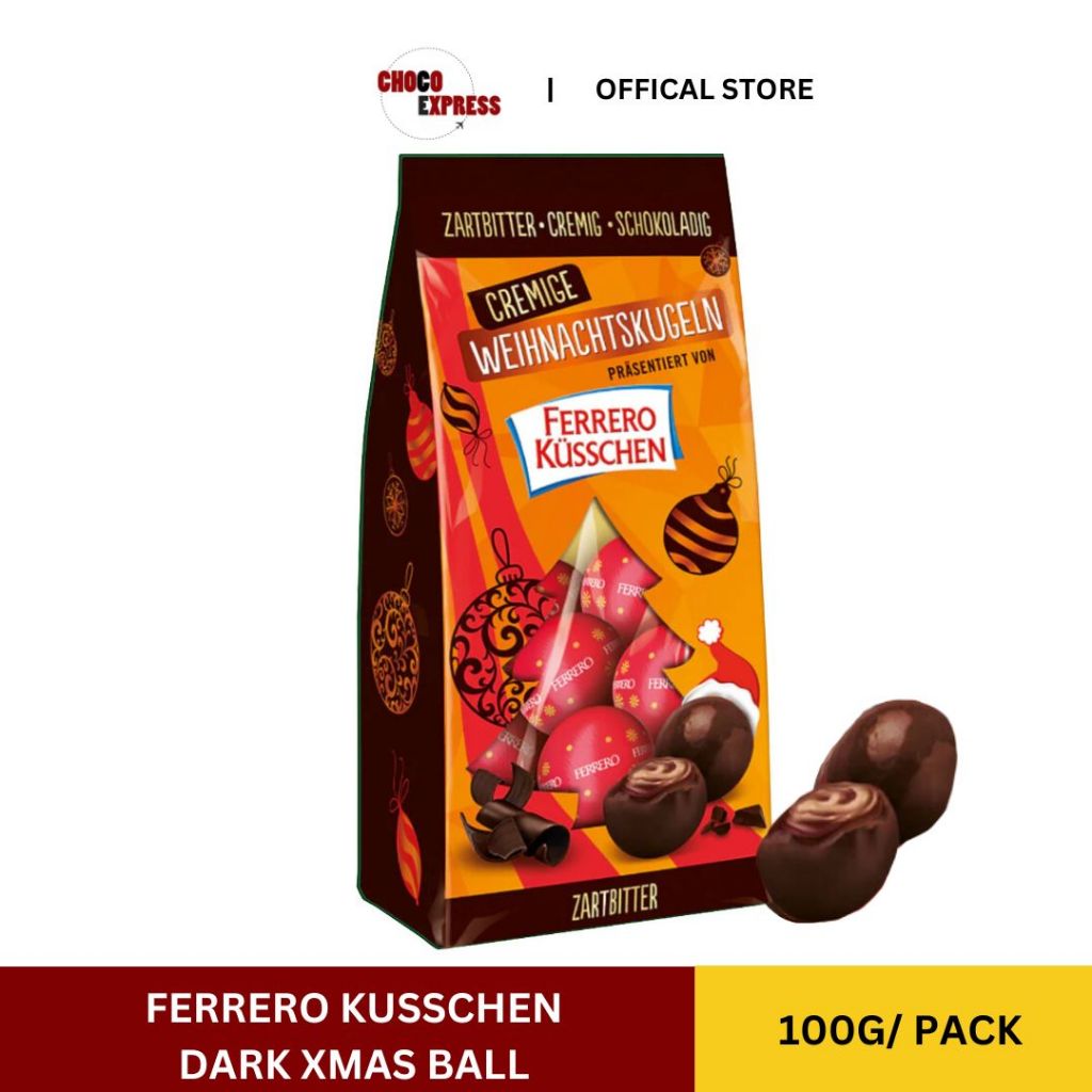 Ferrero Kusschen Dark Chocolate Balls 100g | Product of Europe | Shopee ...