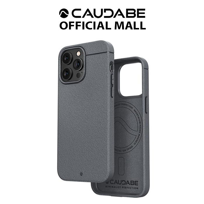 Caudabe Sheath Phone Case for iPhone 15 Pro Max / iPhone 15 Pro Grey