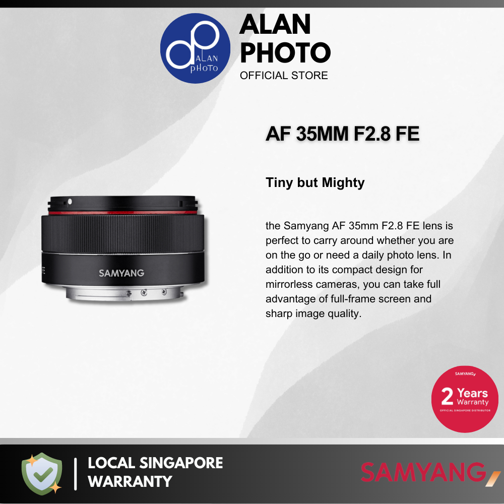 Samyang AF 35mm F2.8 FE Lens For Sony E | Samyang Singapore