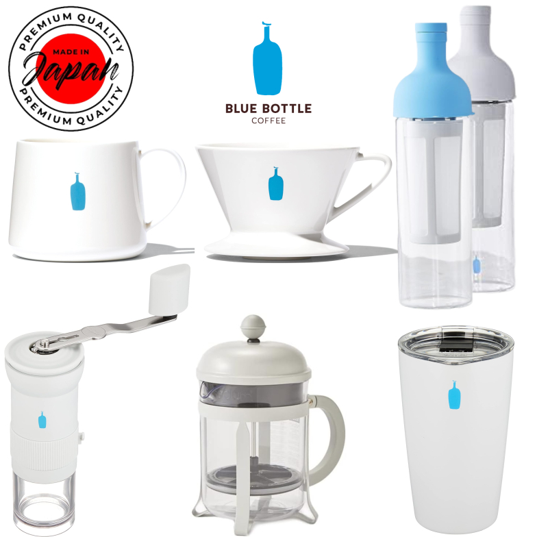 BLUE BOTTLE COFFEE x Bodum Double Wall Glass Mug Collaboration New