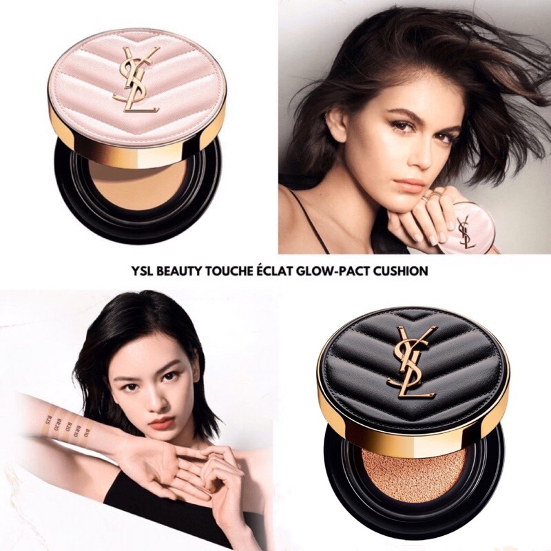 YSL | Beauty Touche Eclat Glow-Pact Cushion Foundation High Cover Mesh-All  Day Flawless Coverage