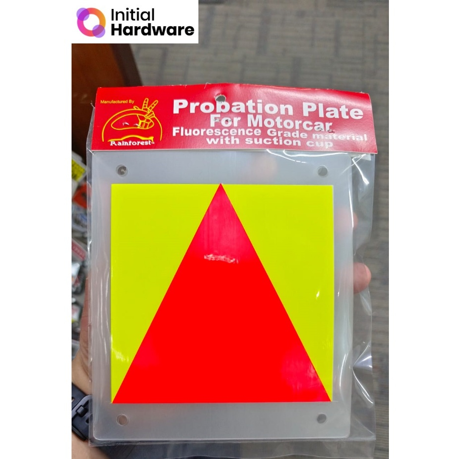 [Ready Stock!!!] Latest Design Suction Probation Car Plate (PPlate P
