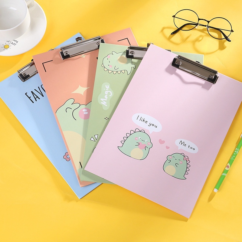 [WeFun] Cartoon A4 Clipboard File Folder Writing PadMulti Functional ...