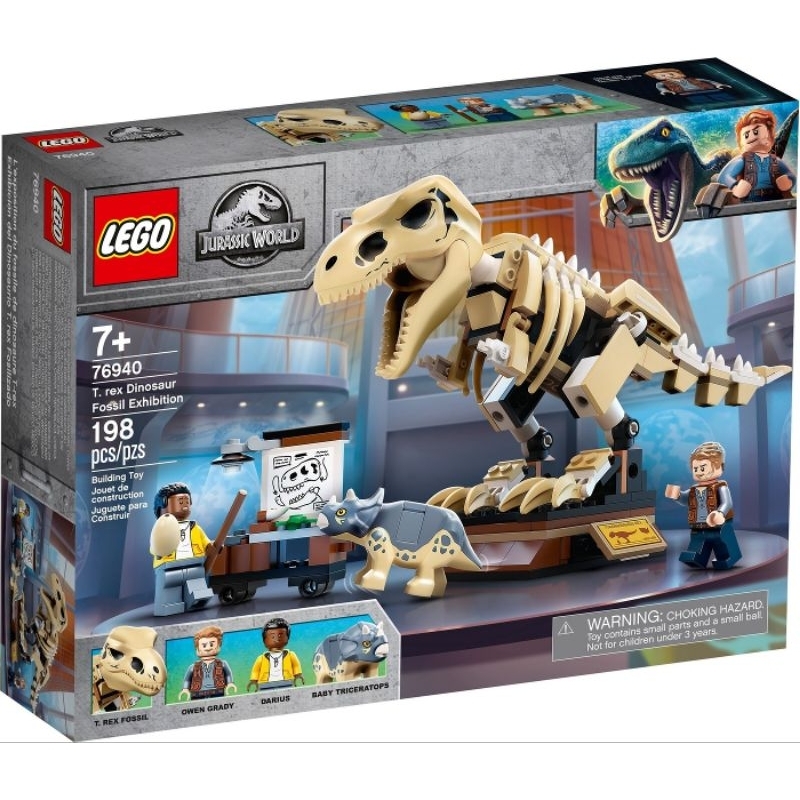 LEGO 76940 Jurassic World T. rex Dinosaur Fossil Exhibition