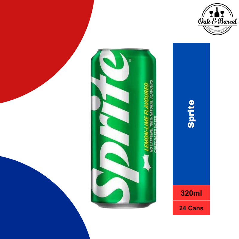 Sprite 24 Cans x 320ml BBD SEP 2024 Shopee Singapore