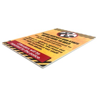 PLEASE RESPECT OUR STAFF SIGN/SIGNAGE | 148mm x 210mm | STAFF SIGN ...