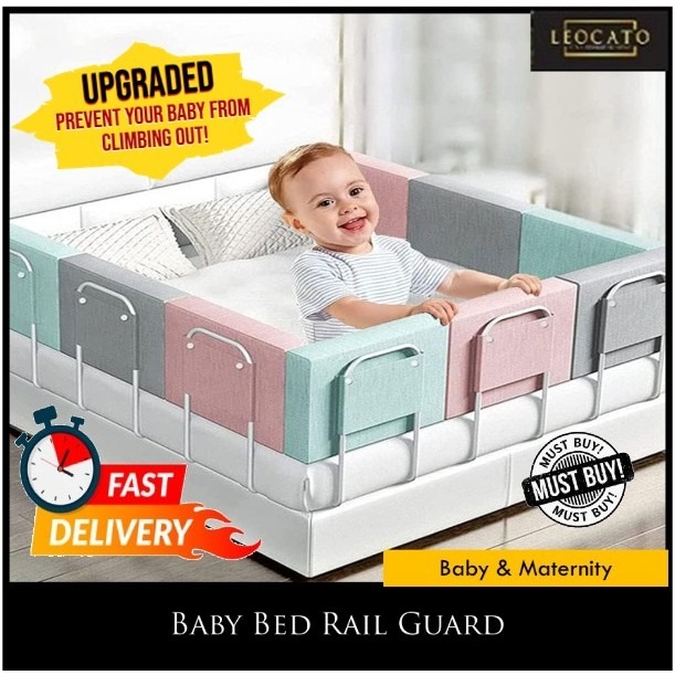 Baby Bed Rail Guard Safety Fence Safety Barrier Kids Bed Bedside