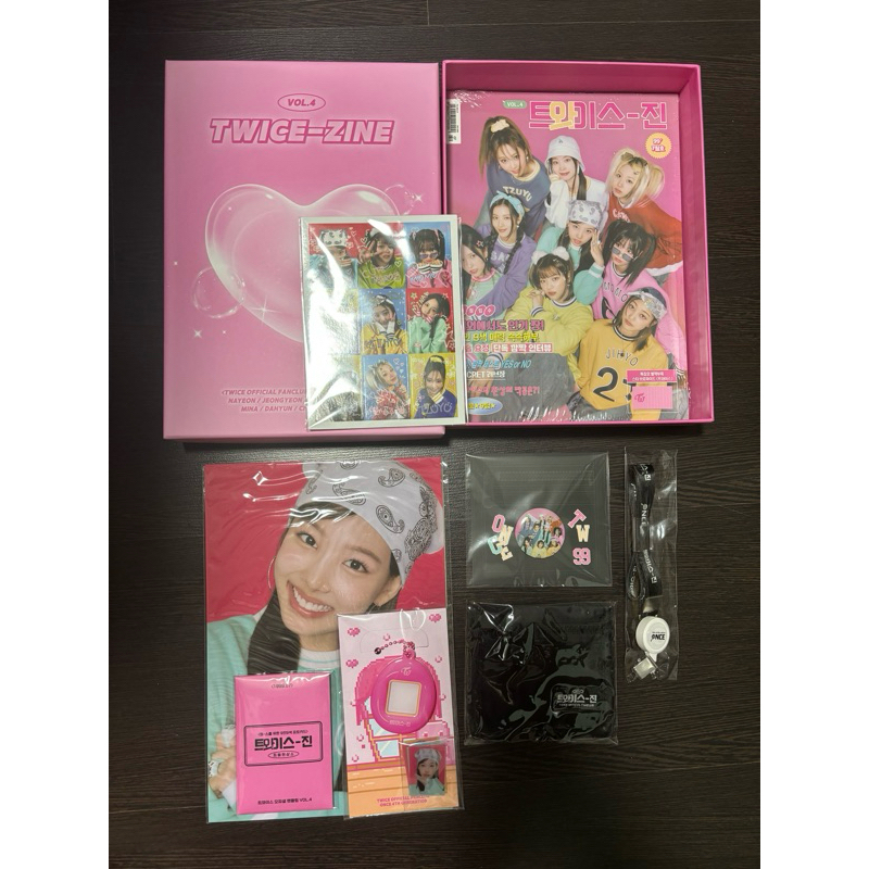 TWICE-ZINE album vol 4 Membership 4th kit Fanclub No